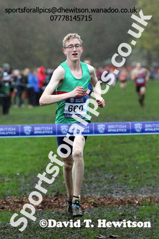 Mens under-17s, British Athletics Liverpool Cross Challenge, Sefton Park, Liverpool. Photo: David T. Hewitson/Sports for All Pics